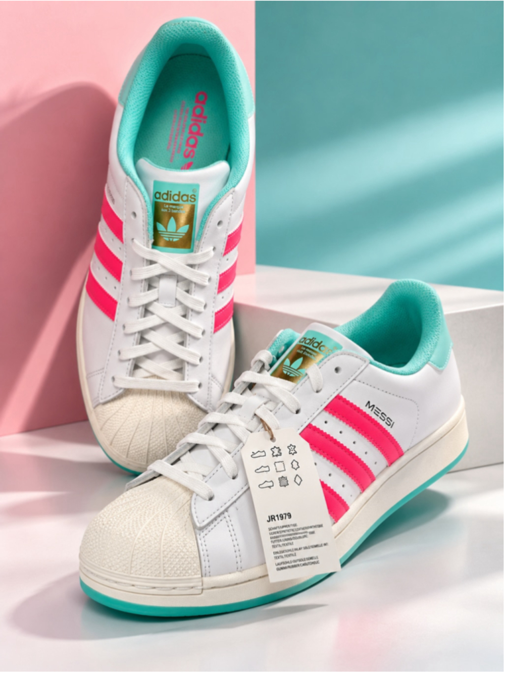 Adidas Superstar Messi JR1979 Men’s Size 10 Women’s Size 11 New With Box